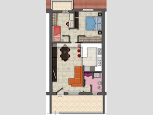 Trilocale in Vendita a Pomezia, 155'000€, 70 m², con Box