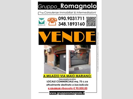 Attività commerciale in Vendita a Milazzo, zona via maio mariano, 90'000€