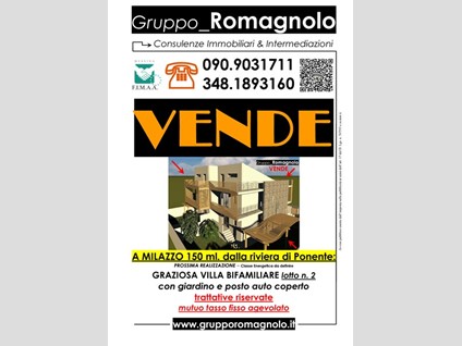 Villa bifamiliare in Vendita a Milazzo, zona uscita asse viario ponente