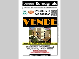 Villa bifamiliare in Vendita a Milazzo, zona uscita asse viario ponente