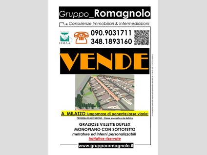 Villa bifamiliare in Vendita a Milazzo, zona uscita asse viario ponente