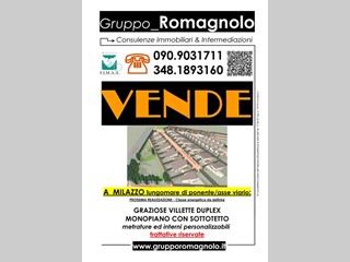 Villa bifamiliare in Vendita a Milazzo, zona uscita asse viario ponente