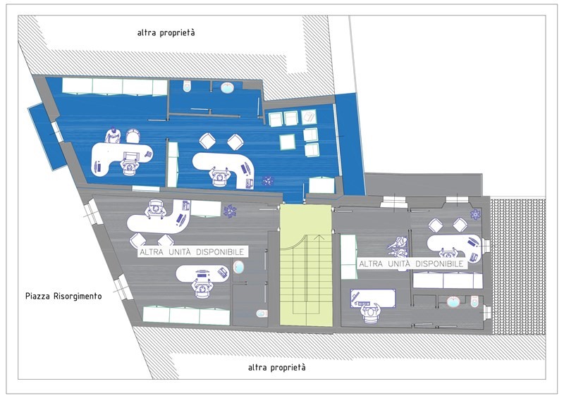 Ufficio in Affitto a Gallarate, zona Piazza Risorgimento, 550&euro;, 70 m²