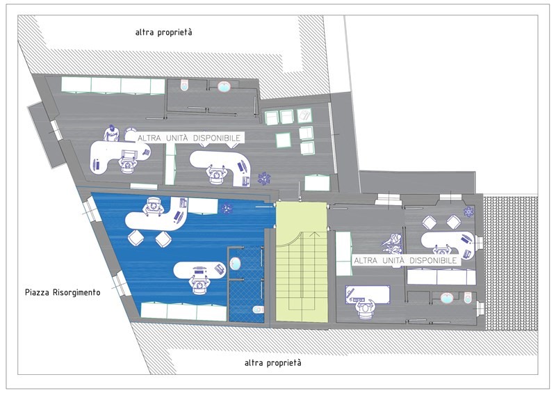 Ufficio in Affitto a Gallarate, zona Piazza Risorgimento, 450&euro;, 40 m²