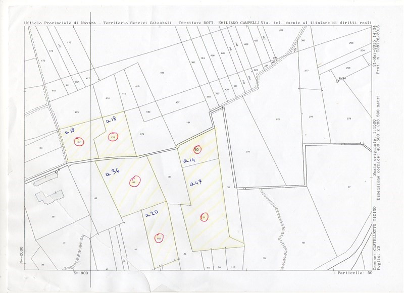 Terreno agricolo in Vendita a Castelletto sopra Ticino, 40'000€, 16200,00