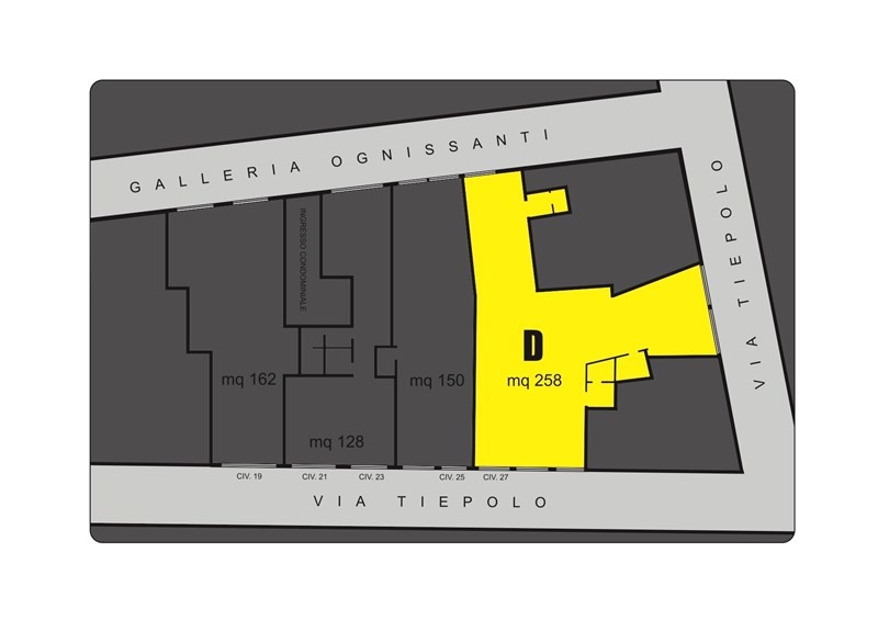 Immobile commerciale in Vendita a Padova, zona Portello, 195'000€, 258 m²
