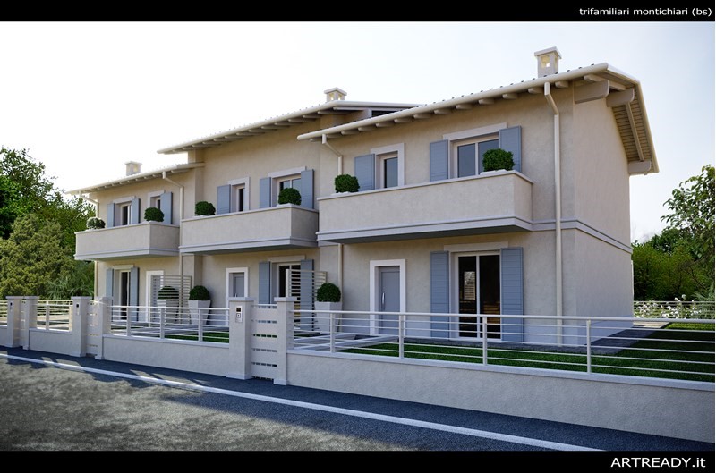 Villa in Vendita a Montichiari, zona centro, 260'000€, 180 m², con Box