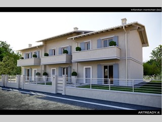 Villa in Vendita a Montichiari, zona centro, 260'000€, 180 m², con Box