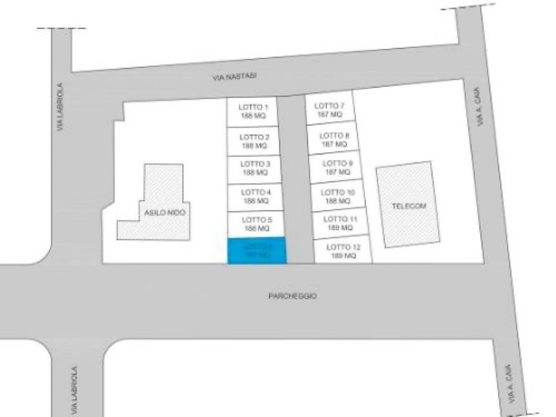 Terreno edificabile in Vendita a Avola, zona ZONA LABRIOLA, 85'000€, 190 m²