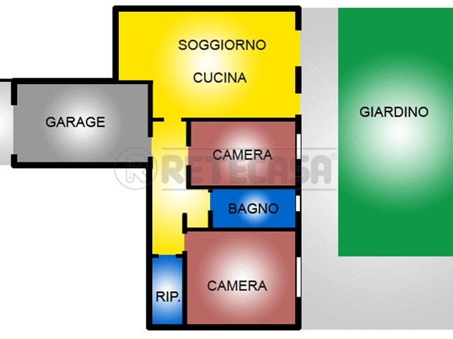 Trilocale in Vendita a Pontedera, zona Santa Lucia, 220'000€, 96 m², con Box