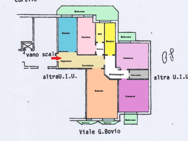 Quadrilocale in Vendita a Pescara, 220'000€, 130 m²