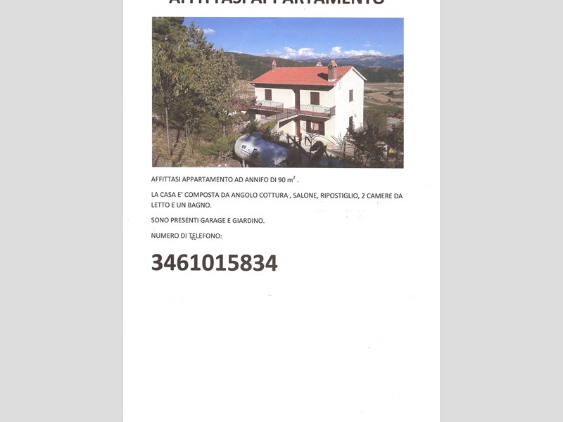 Appartamento in Affitto a Foligno, zona ANNIFO DI FOLIGNO, 300€, 90 m²