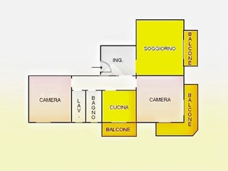 Trilocale in Affitto a Baronissi, zona centro, 480€, 107 m²