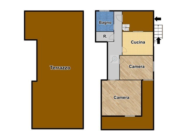 Villa bifamiliare in Vendita a Carini, zona villagrazia di carini, 52'000€, 65 m²