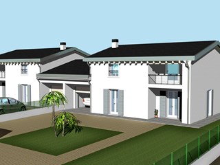 Villa bifamiliare in Vendita a Saonara, zona Villatora di Saonara, 350'000€, 180 m², con Box