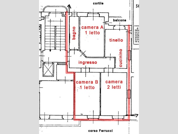 Appartamento in Affitto a Torino, zona Cenisia, 860&euro;, 83 m², arredato
