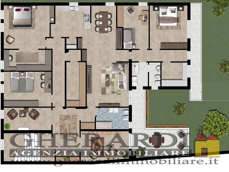 Appartamento in Vendita a Ferrara, zona Entro Mura, 810'000€, 400 m²