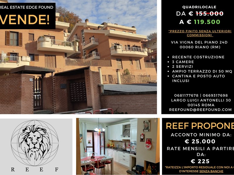 Trilocale in Vendita a Roma, 119'500€, 112 m²