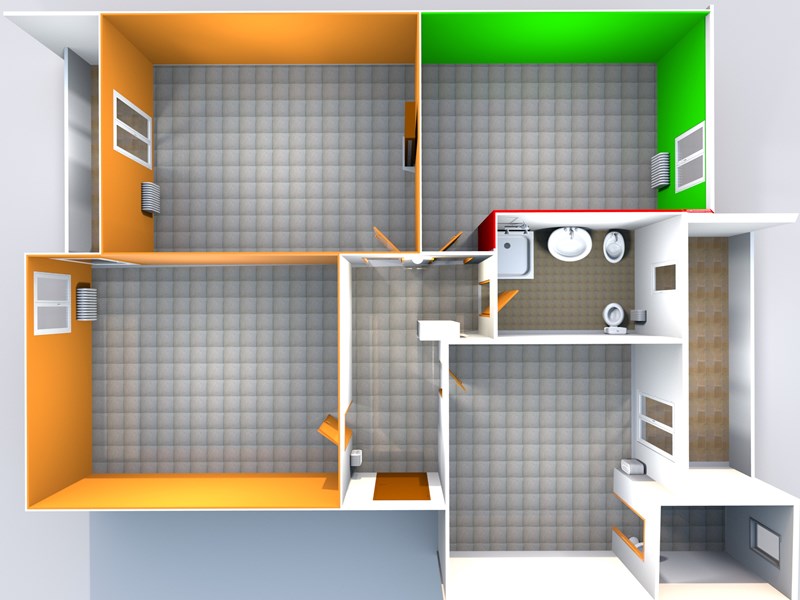 Quadrilocale in Vendita a Cassano delle Murge, zona liceo, 82'000€, 85 m²