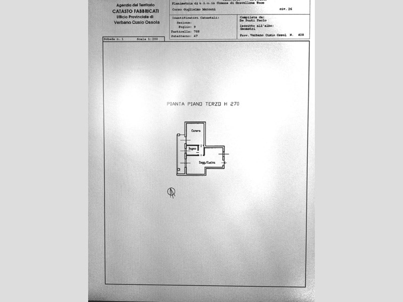 Bilocale in Vendita a Gravellona Toce, zona centro , 110'000€, 67 m²
