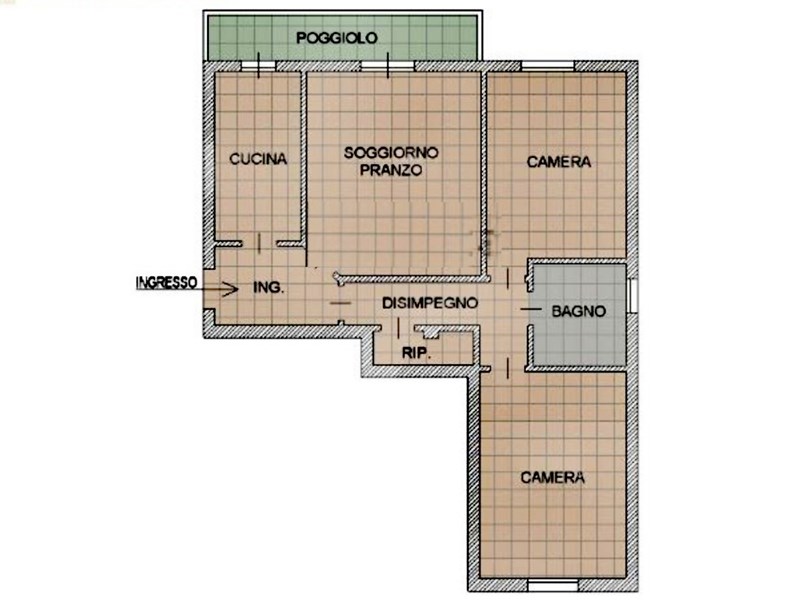 Appartamento in Vendita a Chioggia, zona Chioggia zona Saloni, 170'000€, 90 m²