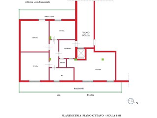 Quadrilocale in Affitto a Palermo, 650€, 100 m²