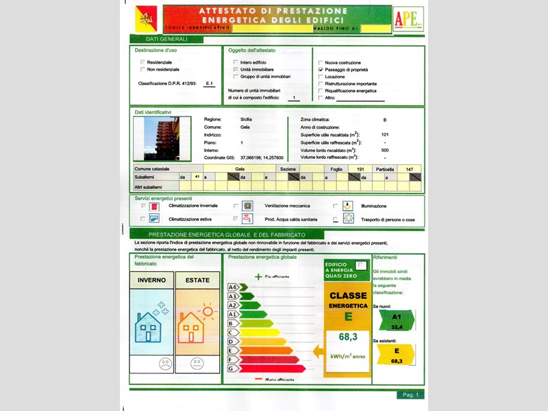 Appartamento in Vendita a Gela, zona SEMICENTRALE, 98'000€, 145 m²