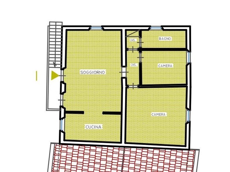 Quadrilocale in Vendita a Pisa, zona La Vettola, 260'000€, 88 m²