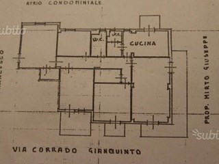 Appartamento in Vendita a Palermo, 280'000€, 180 m²