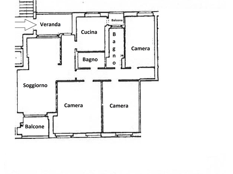 Quadrilocale in Vendita a Milano, 160'000€, 125 m²