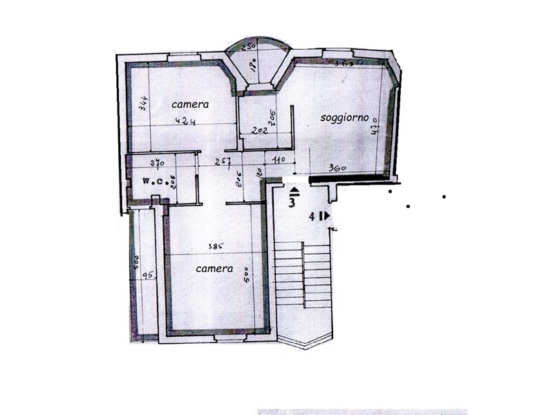 Appartamento in Vendita a Busto Arsizio, zona S:Anna, 69'000€, 85 m², arredato