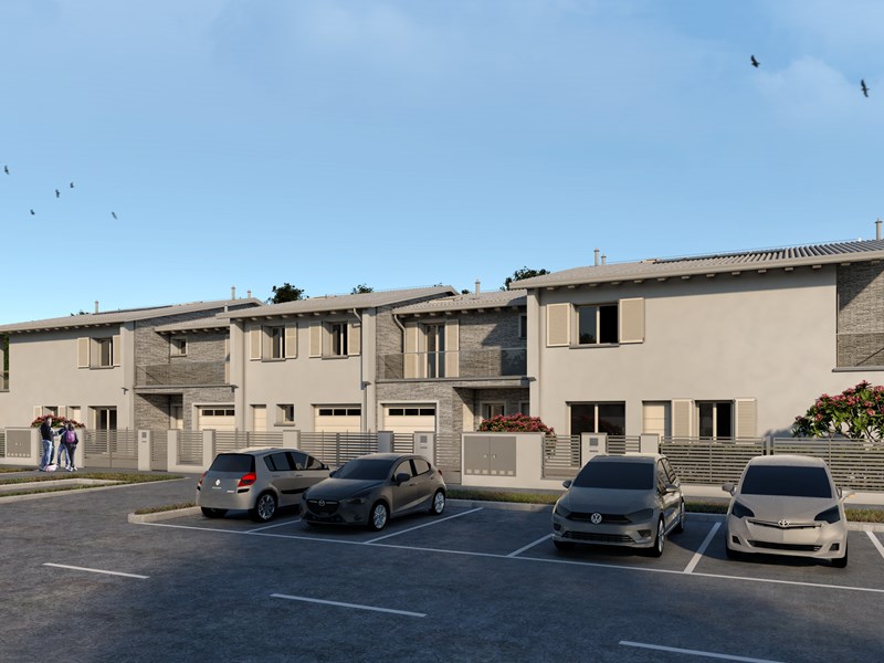 Villetta a schiera in Vendita a Faenza, zona Borgo, 349'000€, 161 m²