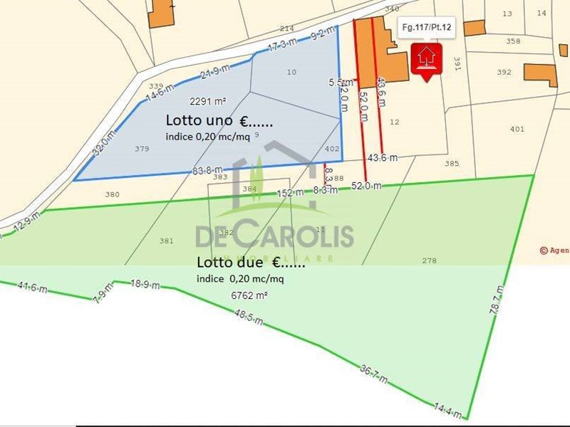 Terreno edificabile in Vendita a Ascoli Piceno, zona Rosara, 30'000€, 9053 m²