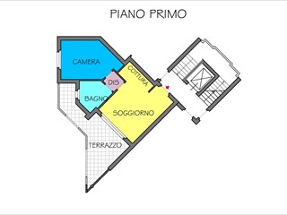 Bilocale in Affitto a Sulbiate, 550€, 60 m²