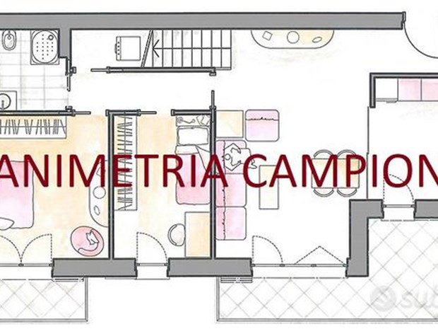 Casa Semi Indipendente in Affitto a Torino, zona Barca, 780€, 120 m², arredato