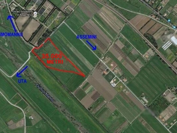 Terreno agricolo in Vendita a Assemini, zona Terramaini, 150'000€, 35000 m²