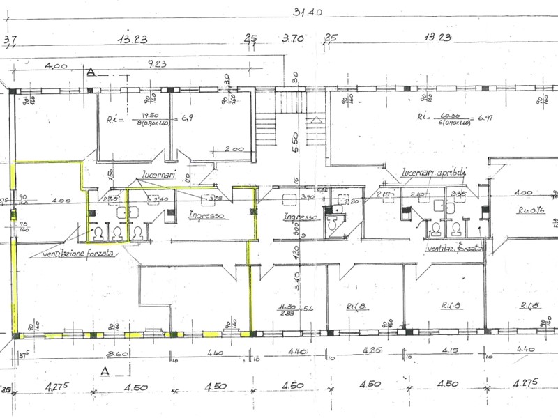Ufficio in Affitto a Reggio Emilia, zona Papa Giovanni, 800&euro;, 115 m²