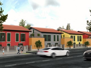 Villetta a schiera in Vendita a Certosa di Pavia, zona Cascine Calderari , 239'000€, 160 m², con Box