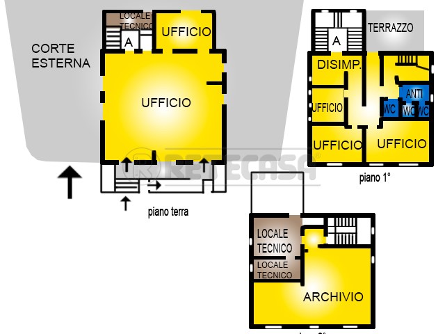 Ufficio in Affitto a Gambellara, 300€, 30 m²