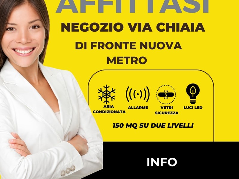 Negozio in Affitto a Napoli, zona Chiaia, 4'500€, 150 m²