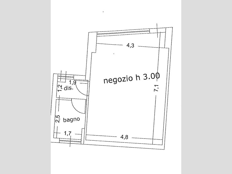 Negozio in Vendita a San Miniato, zona Serra, 50'000€, 40 m²