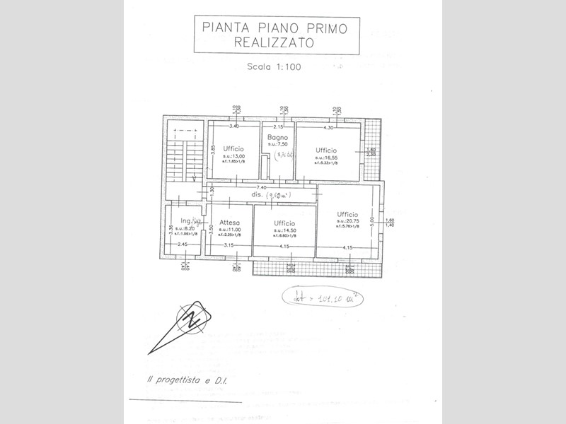 Ufficio in Vendita a Sarzana, 200'000€, 101 m²