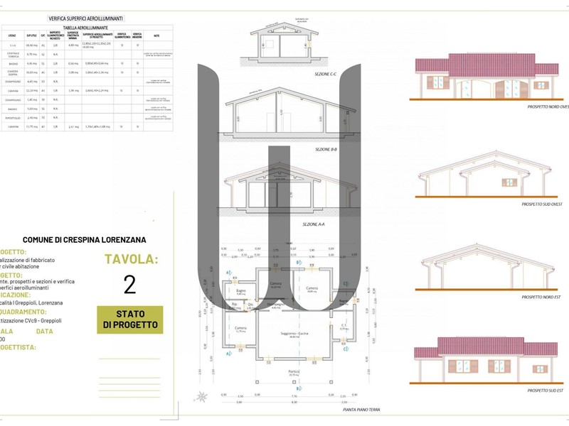 Villa in Vendita a Crespina Lorenzana, zona Lorenzana, 295'000€, 120 m²