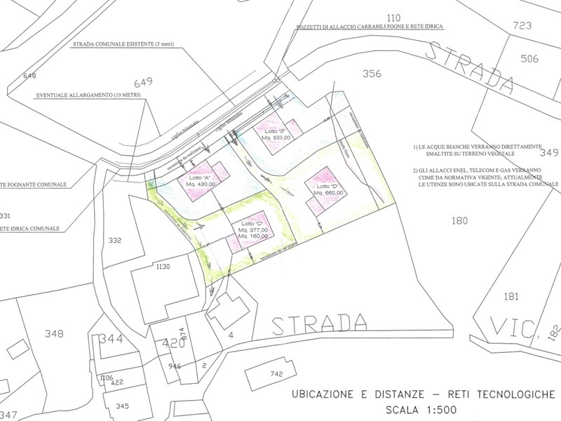 Terreno edificabile in Vendita a Rosciano, 2160 m²