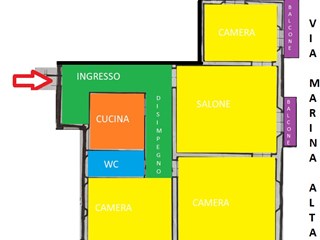 Quadrilocale in Vendita a Reggio Calabria, zona CENTRO, 200'000€, 115 m²