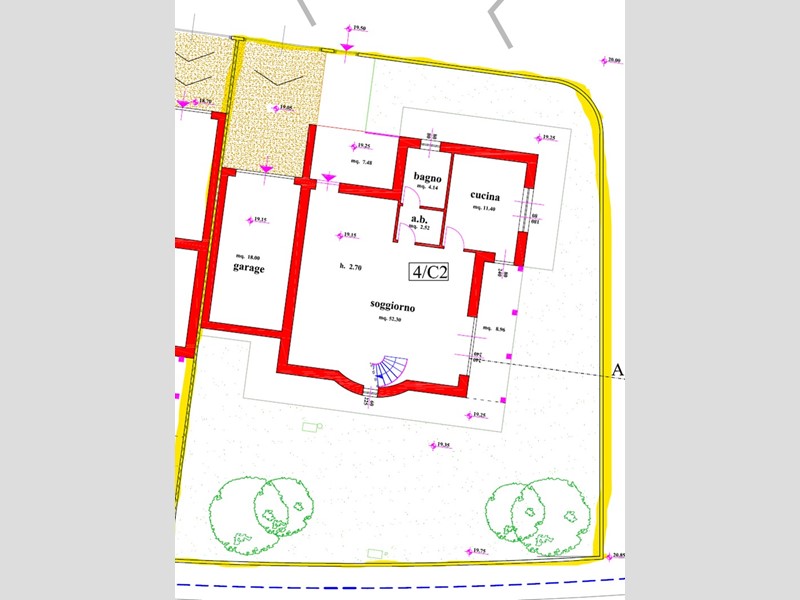 Villetta a schiera in Vendita a Sovicille, zona San Rocco a Pilli, 480'000€, 165 m², con Box