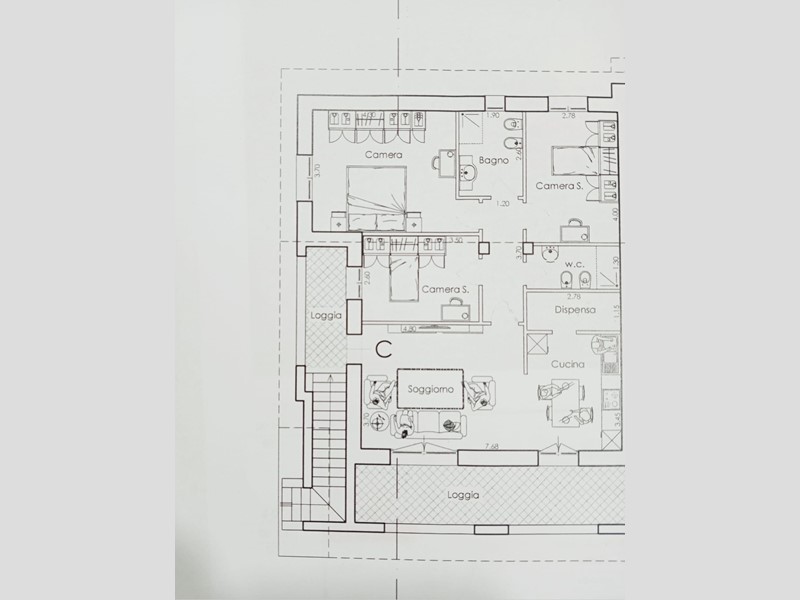 Appartamento in Vendita a Pontedera, 300'000€, 100 m²