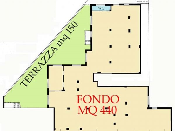 Immobile commerciale in Affitto a Cecina, 2'500€, 190 m²