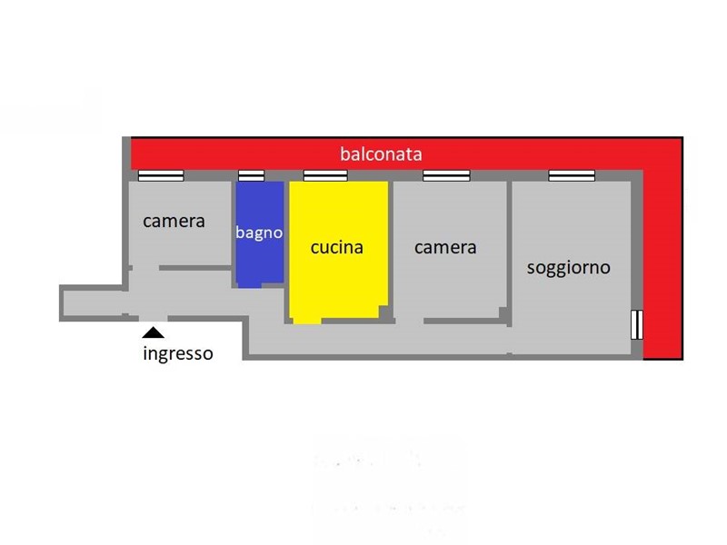 Appartamento in Vendita a Genova, zona Granarolo, 89'000€, 109 m²