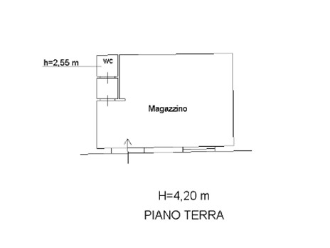Immobile commerciale in Affitto a Cascina, 900€, 65 m²